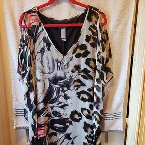 BISOU BISOU animal print dress